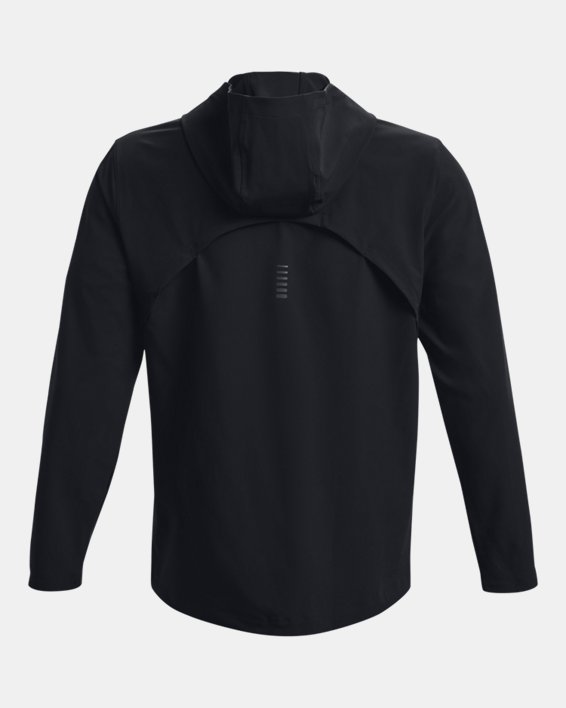 Men's UA OutRun The Storm Jacket in Black image number 7